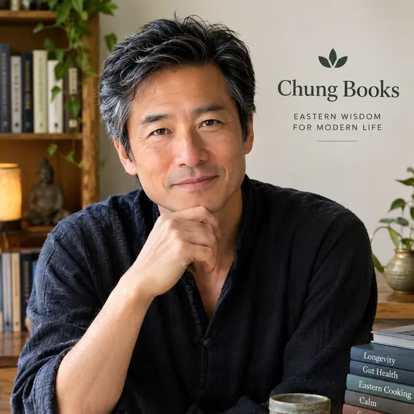 Portrait of Chung H., author of the Chung Books catalog